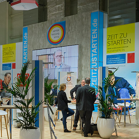 Stand des Unternehmens "Sanitär, Heizung, Klima"