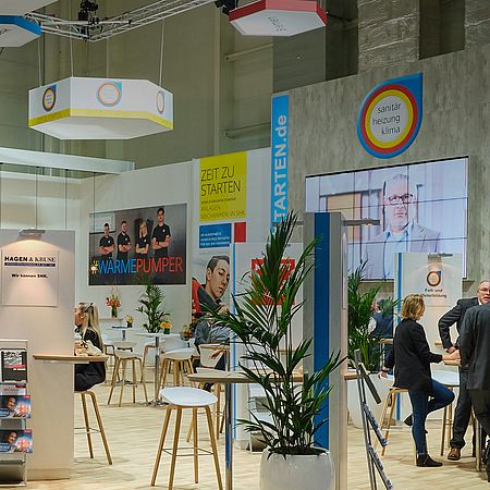 Stand des Unternehmens "Sanitär, Heizung, Klima"