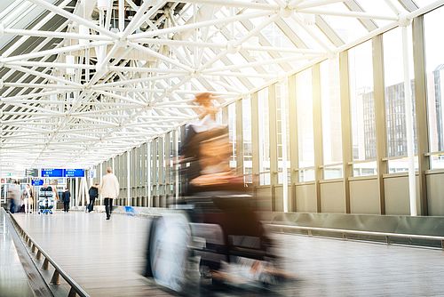 [Translate to EN:] Informationen für Besucher mit eingeschränkter Mobilität